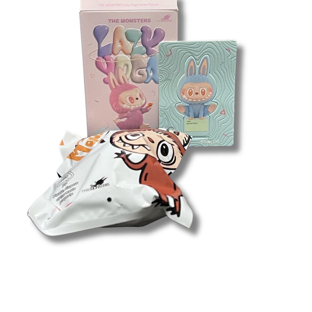 pop mart the monsters lazy yoga series show off confirmed authentic